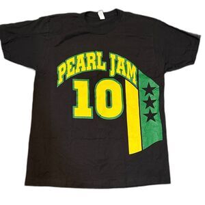 Pearl Jam 2024 10 TEN CLUB Green t-shirt unisex LARGE green Yellow Dark Matter